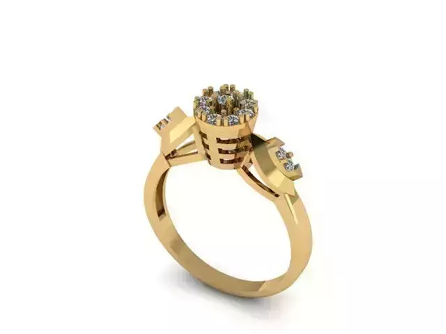 Wedding ring for daimonds