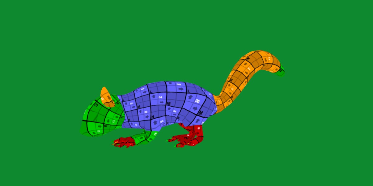 Juvenile California Ground Squirrel Low-poly 3D model_21