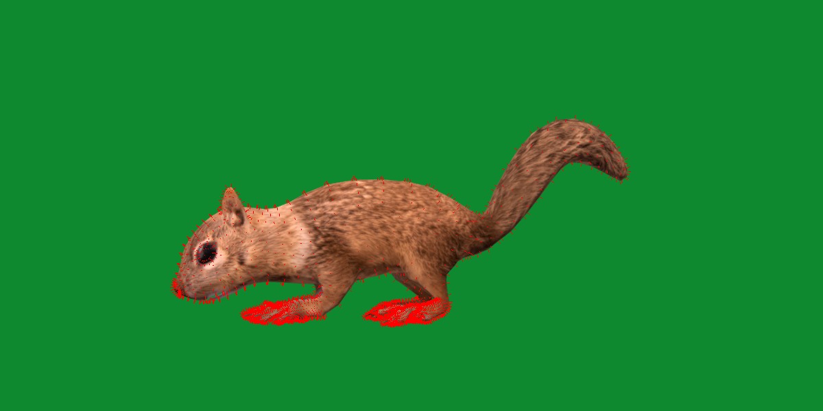 Juvenile California Ground Squirrel Low-poly 3D model_29