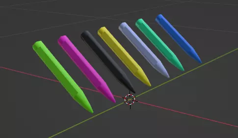 lapis de gis 3D model