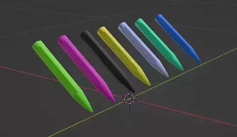lapis de gis 3D model