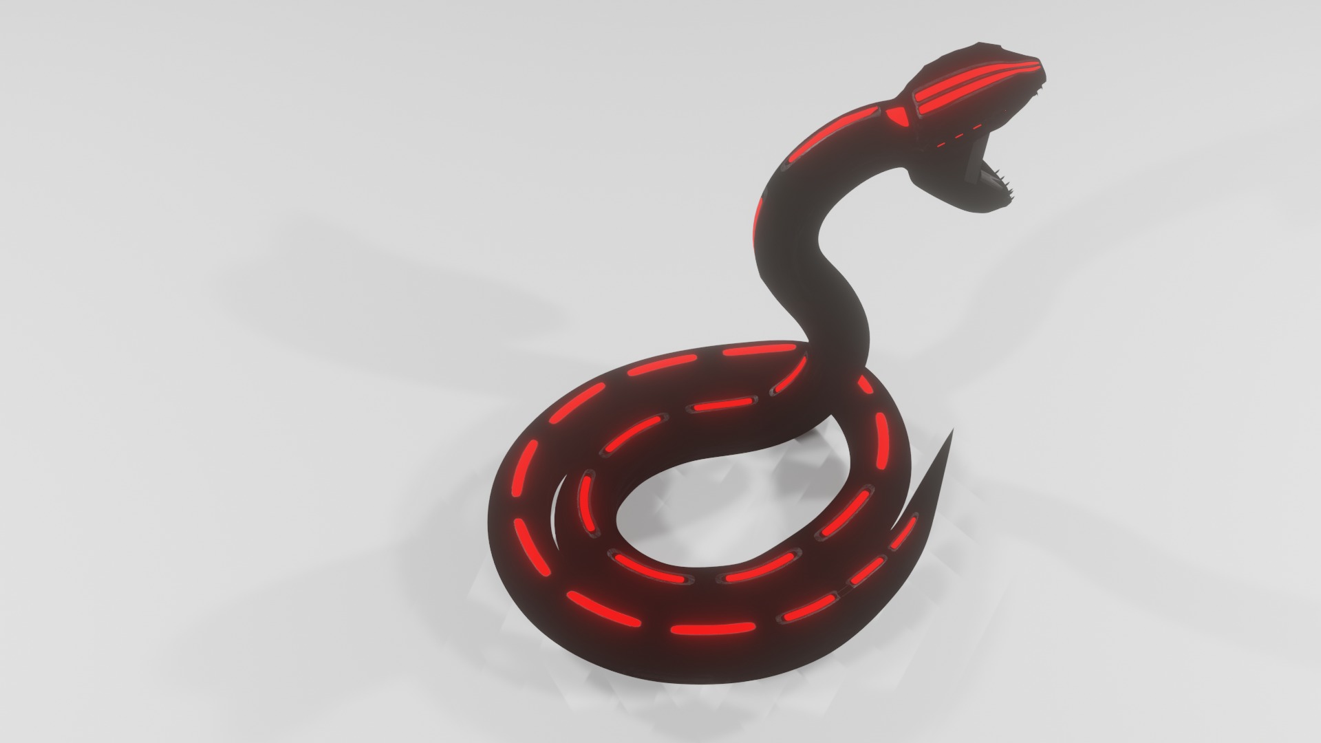 Robotic Snake 3D model_3