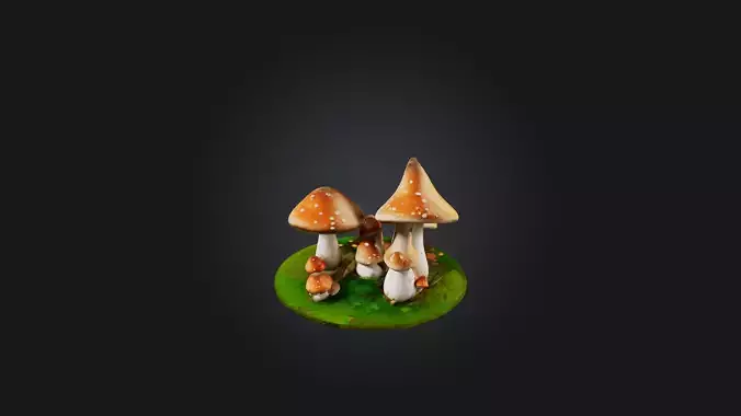 Cartoon Mushrooms
