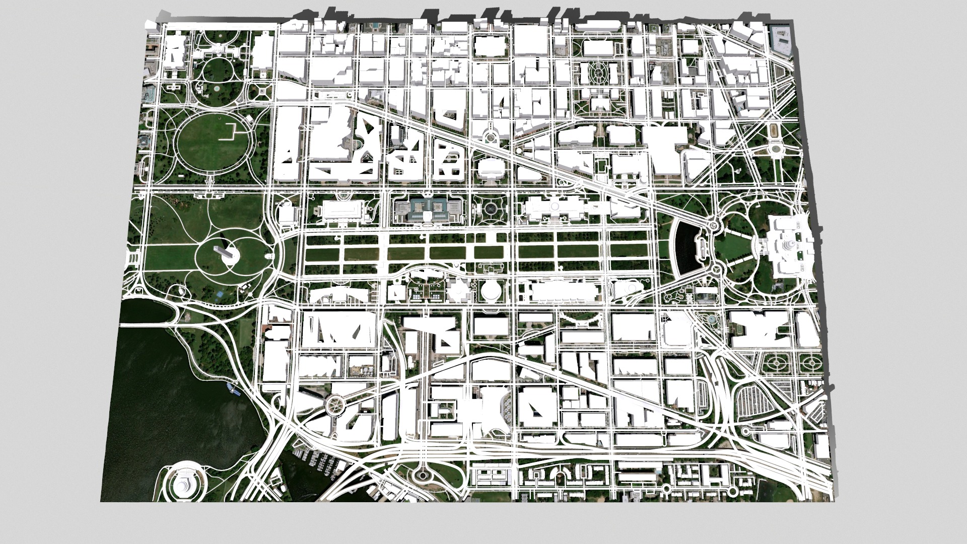 Capitol Hill Washington Columbia USA  3D model_5