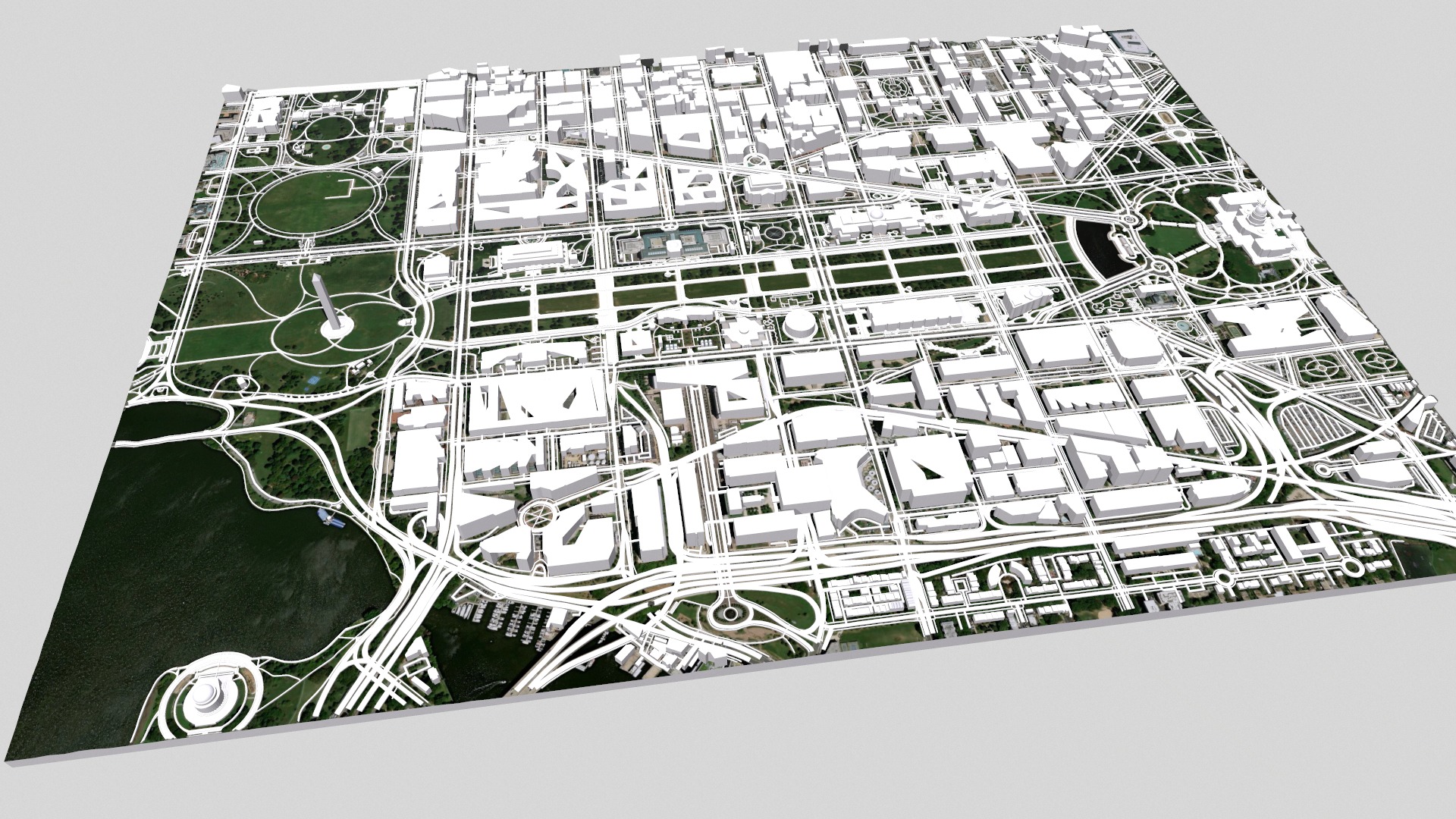 Capitol Hill Washington Columbia USA  3D model_2