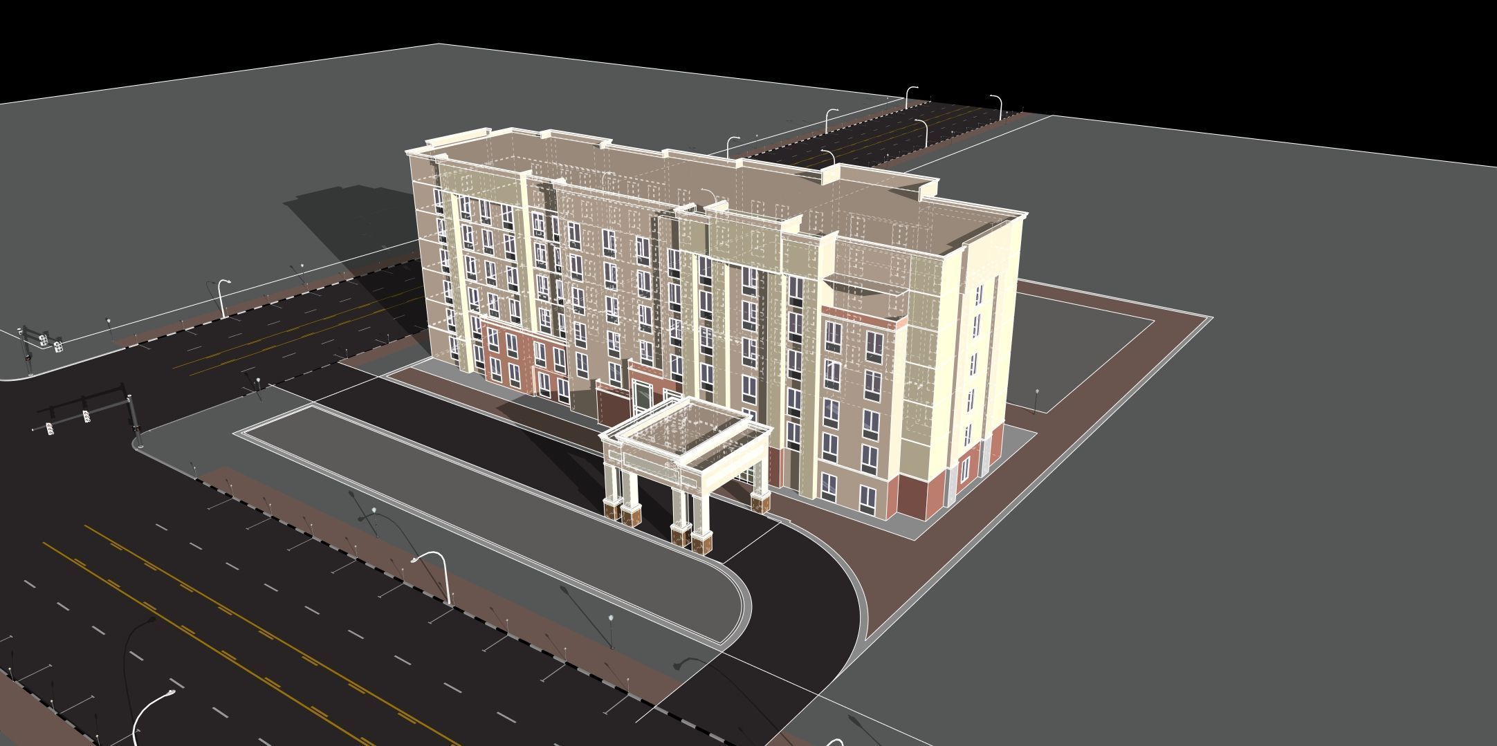 Hotel 3D model_6
