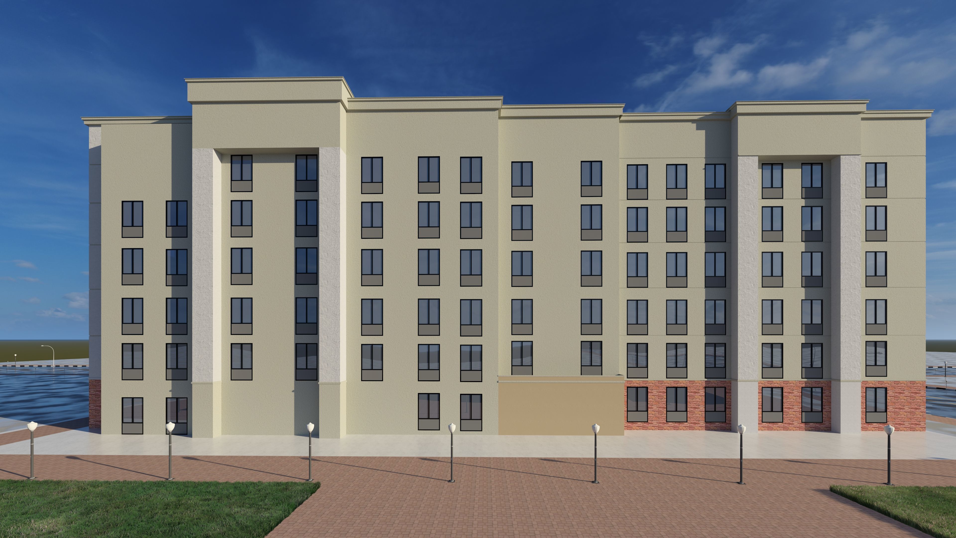 Hotel 3D model_3