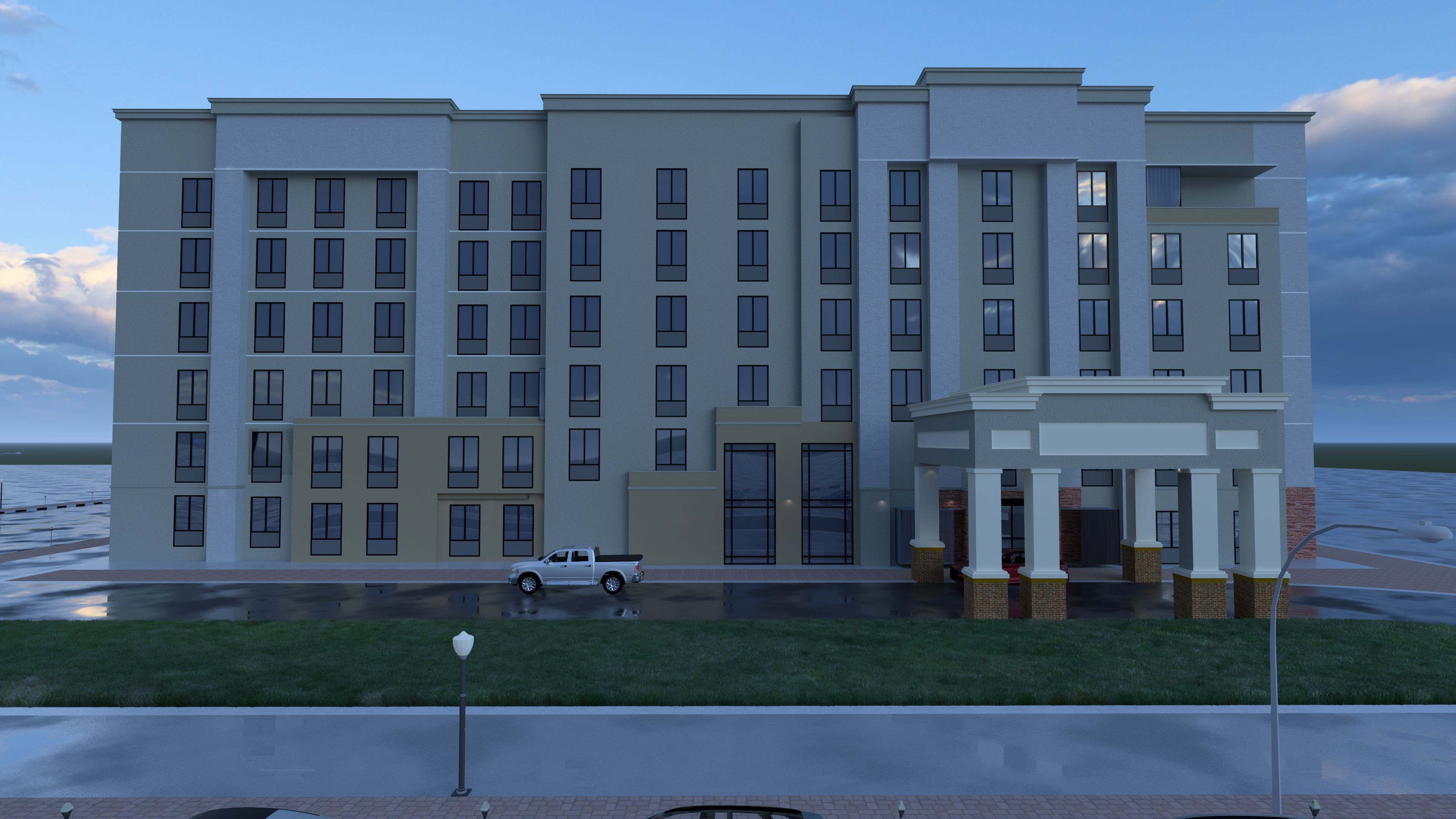Hotel 3D model_2