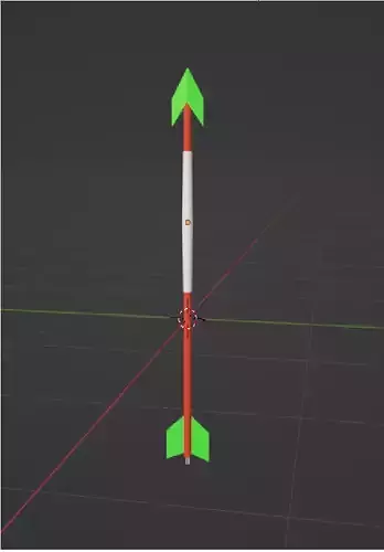 flexa indigena colorida feita blender 3d