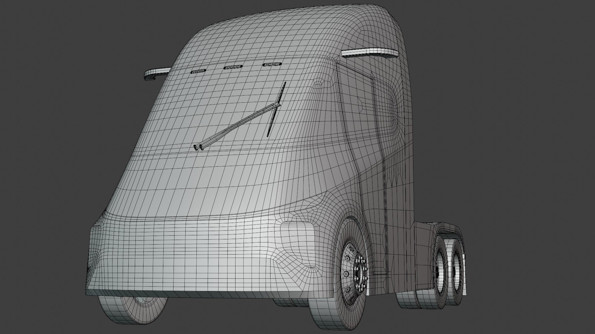 Future truck exterior 3D model_2