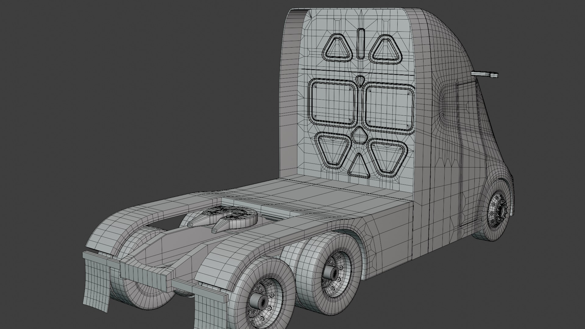 Future truck exterior 3D model_7