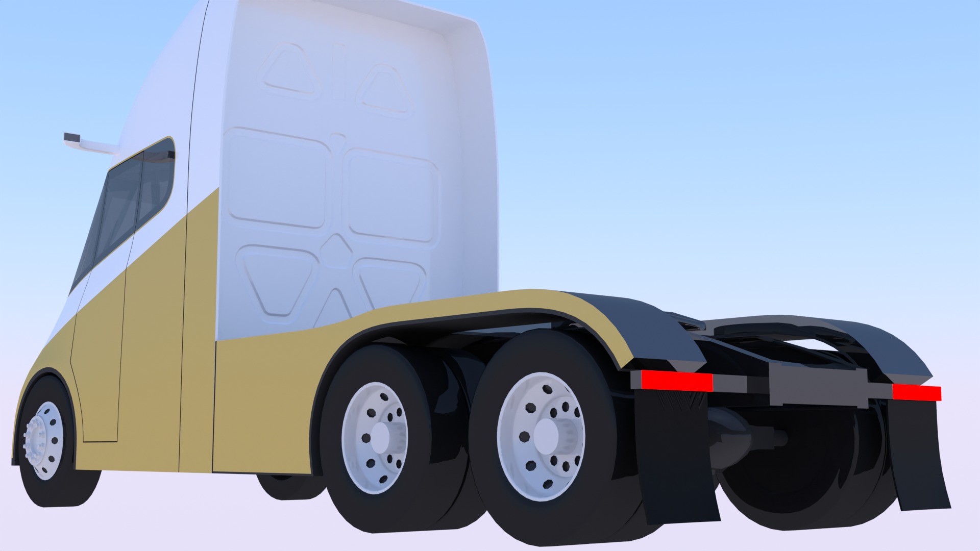 Future truck exterior 3D model_8