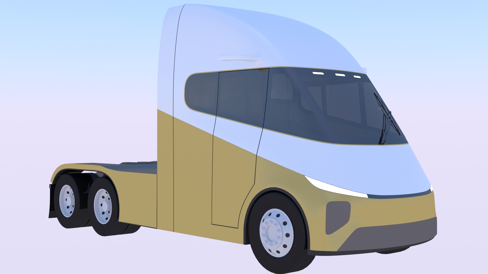 Future truck exterior 3D model_5