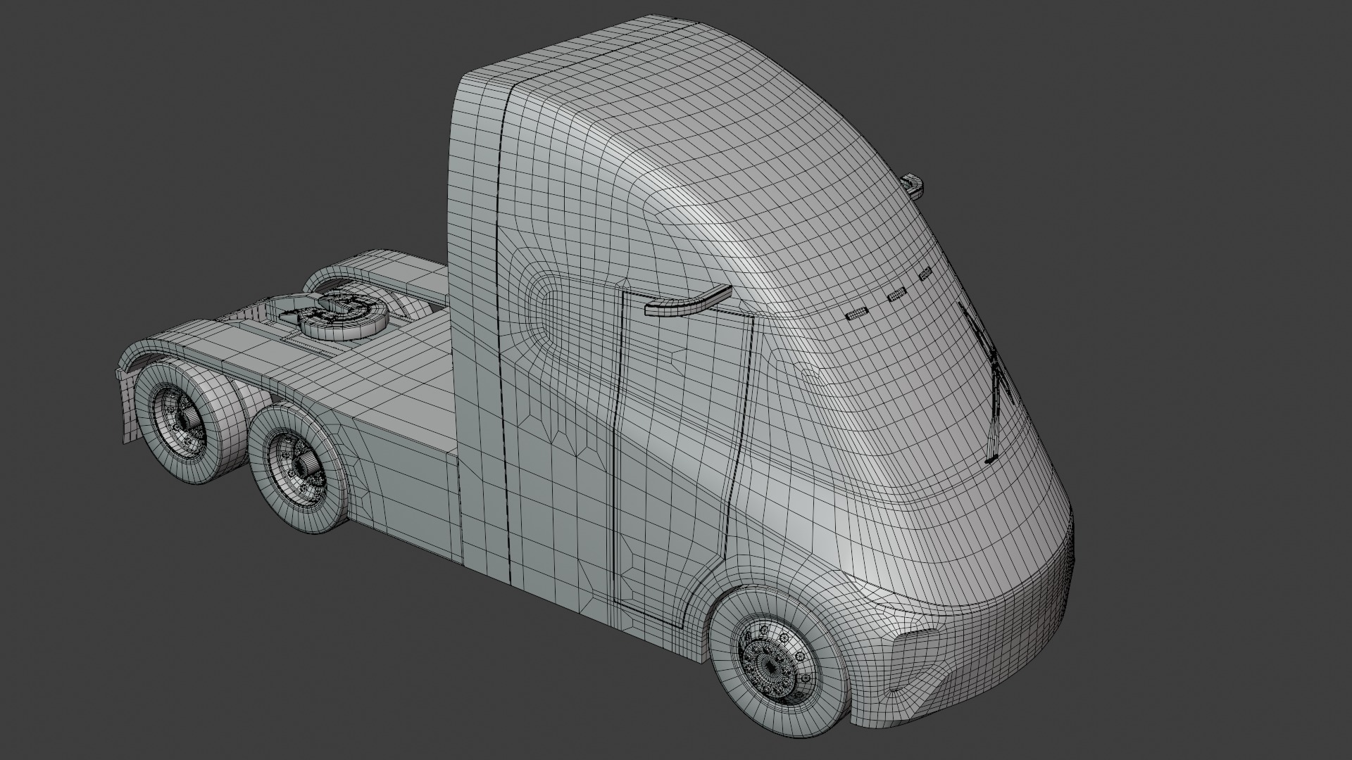 Future truck exterior 3D model_4