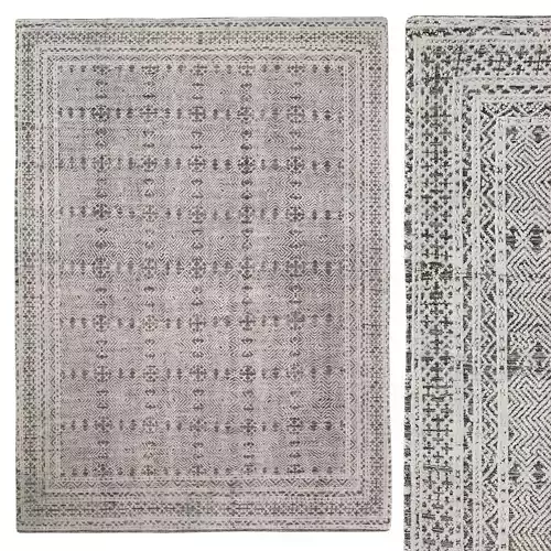 Origin Grey Ivory Hand-Knotted Rug