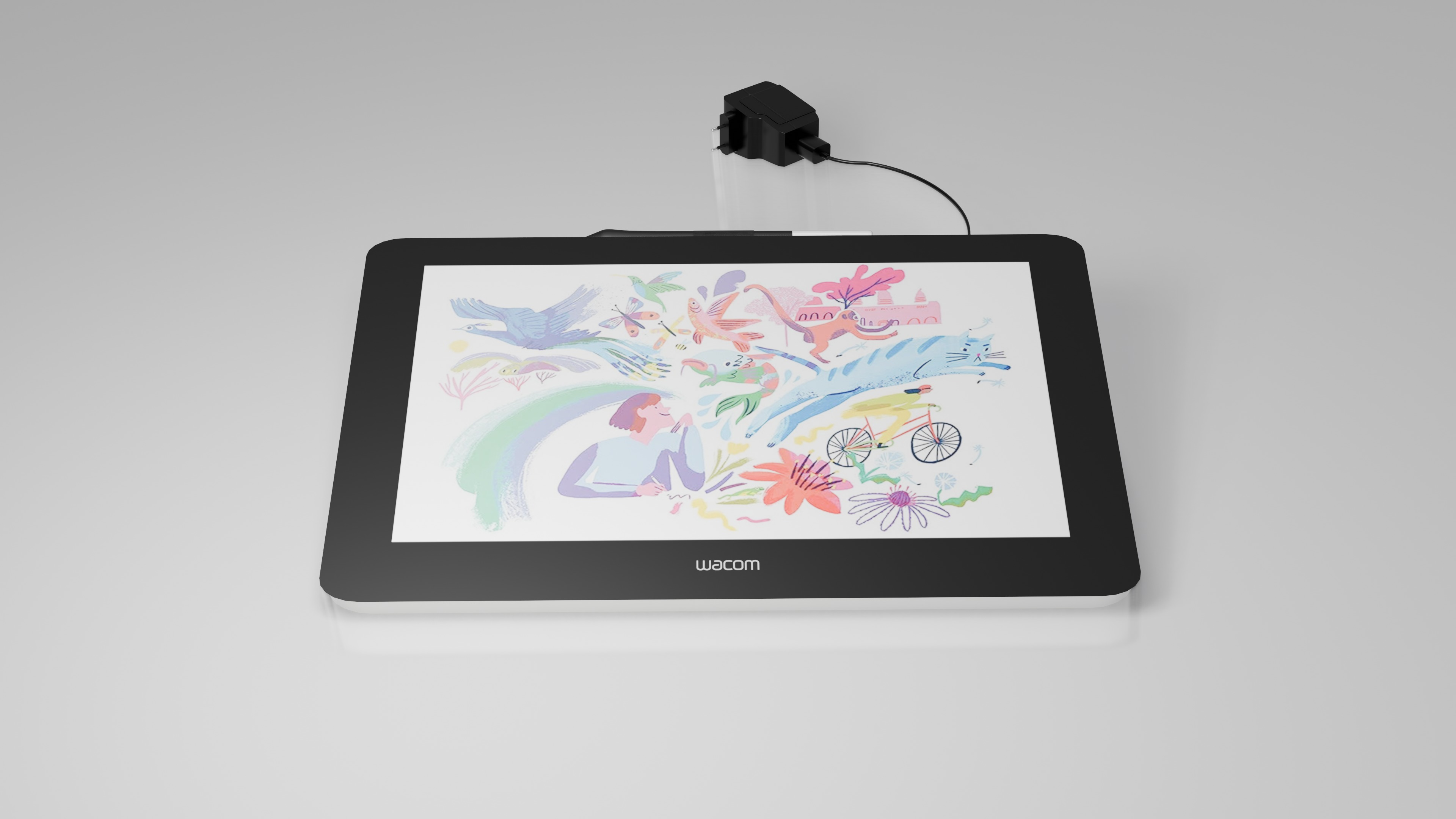 Wacom One Gen 1 3D model_7