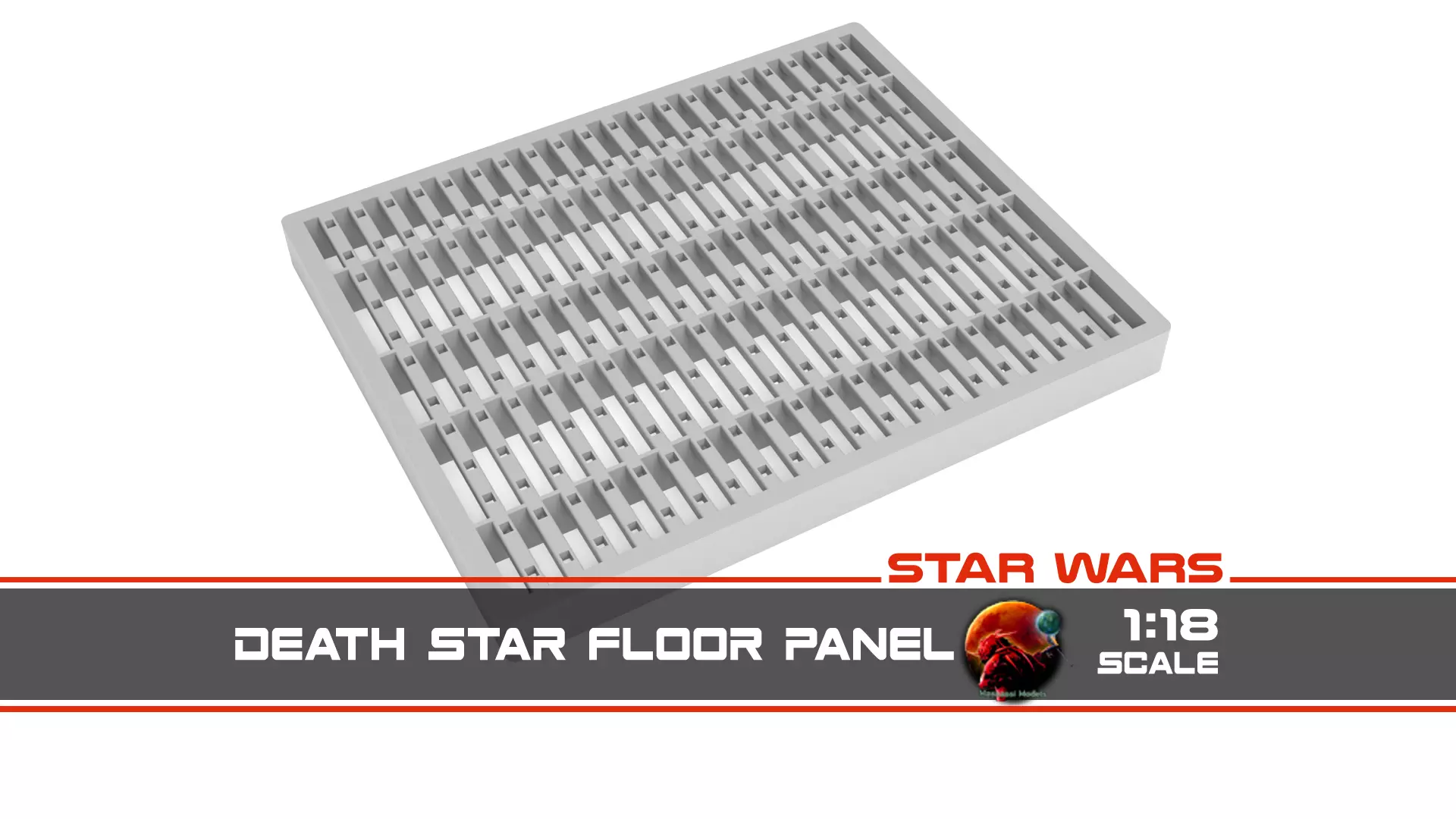 Death Star floor panel 1-18 scale Kenner Hasbro Free 3D print model_0