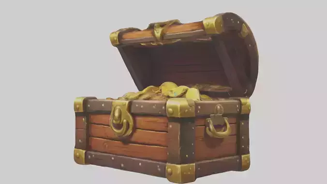 Cartoon Treasure Chest