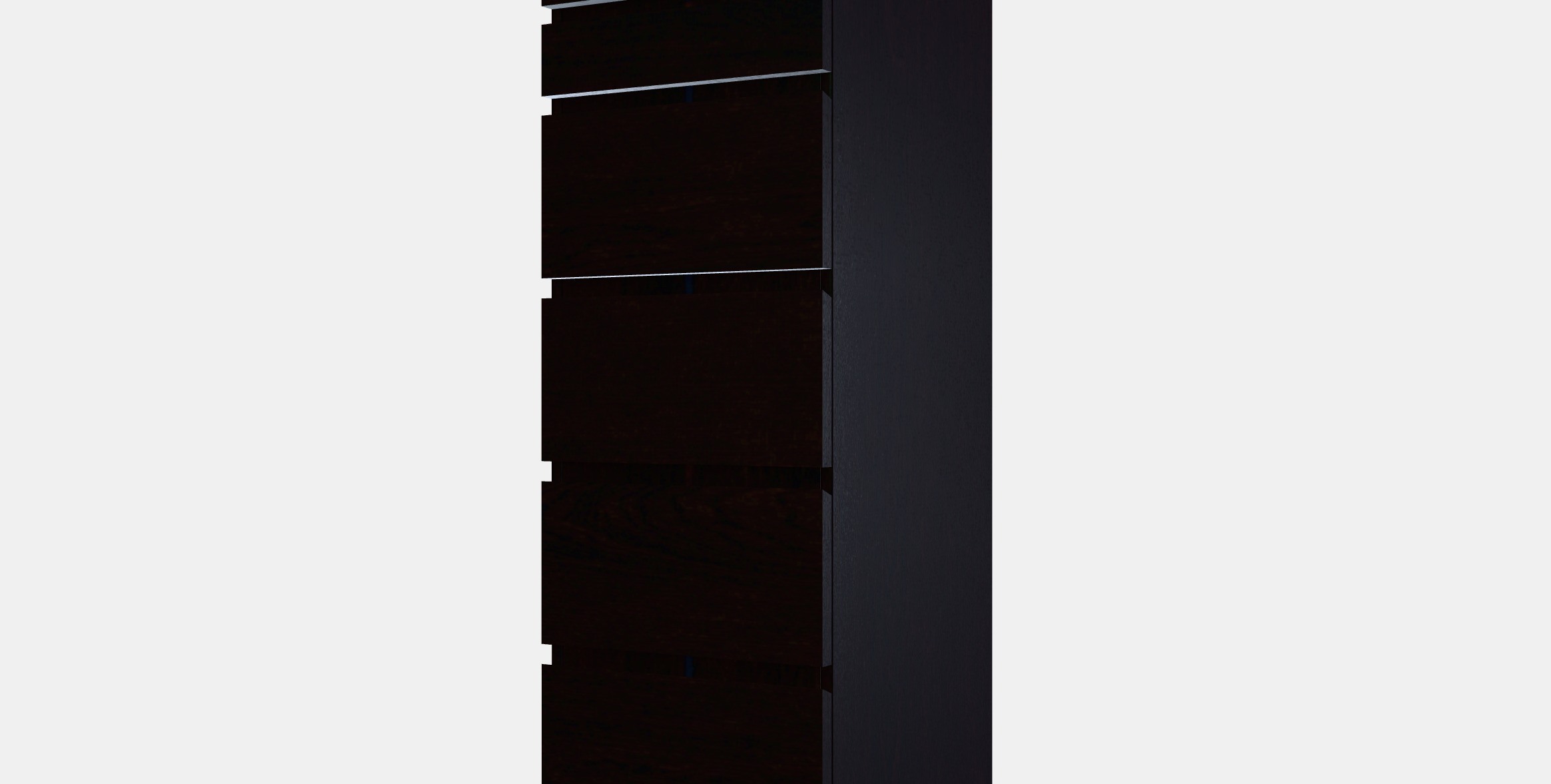 MALM Chest of 6 drawers 5 Low-poly 3D model_13