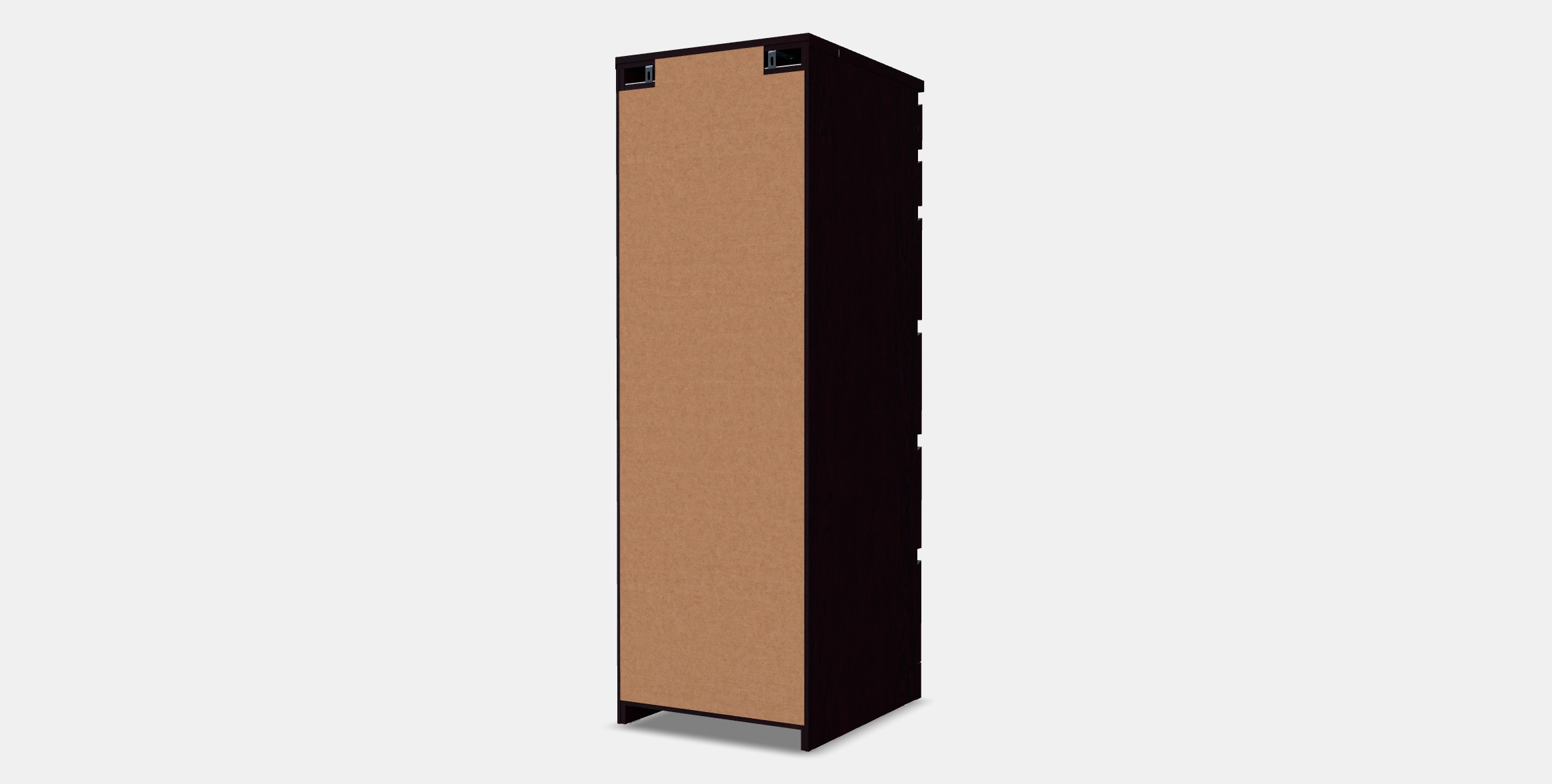 MALM Chest of 6 drawers 5 Low-poly 3D model_3