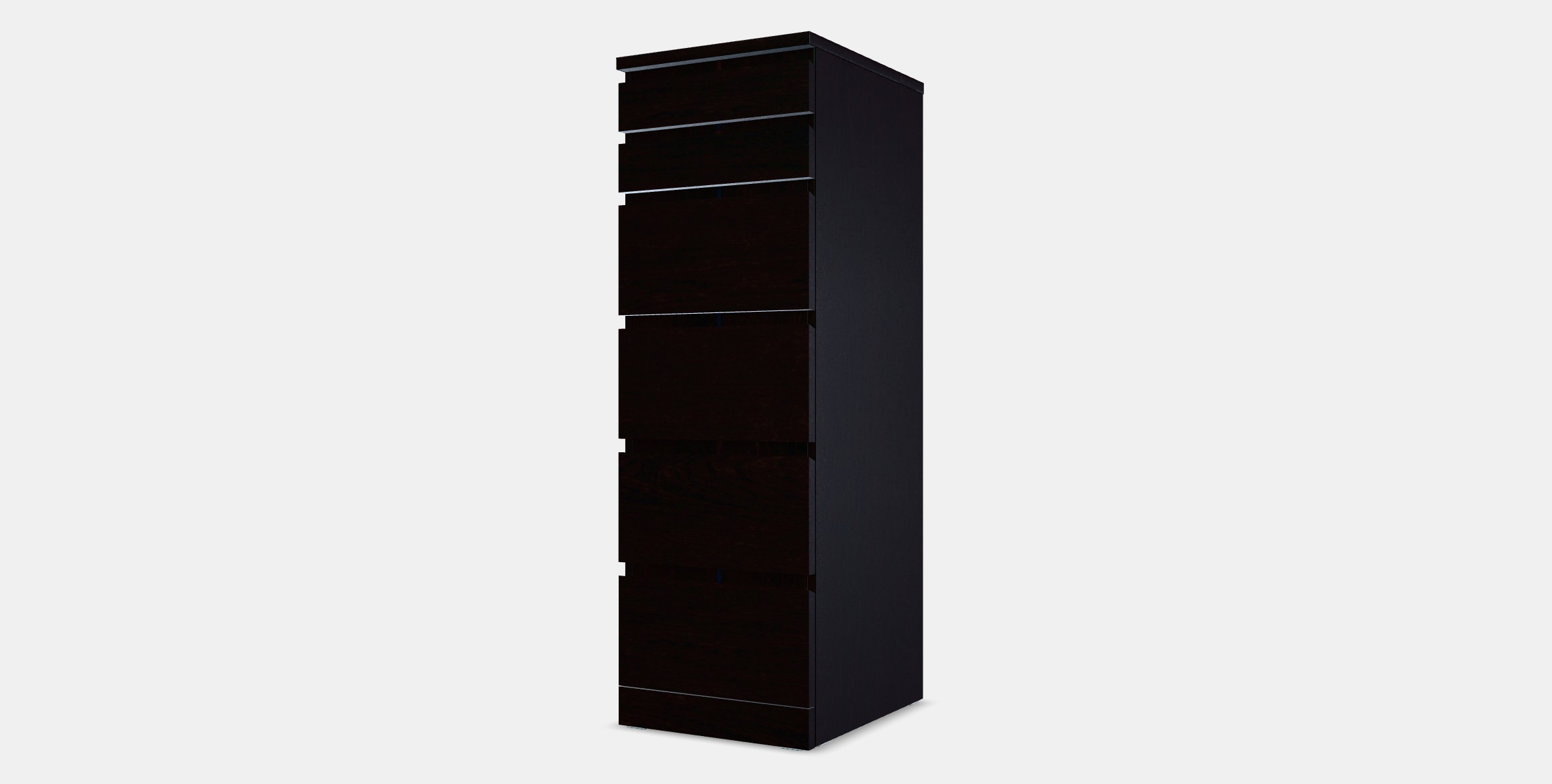 MALM Chest of 6 drawers 5 Low-poly 3D model_12