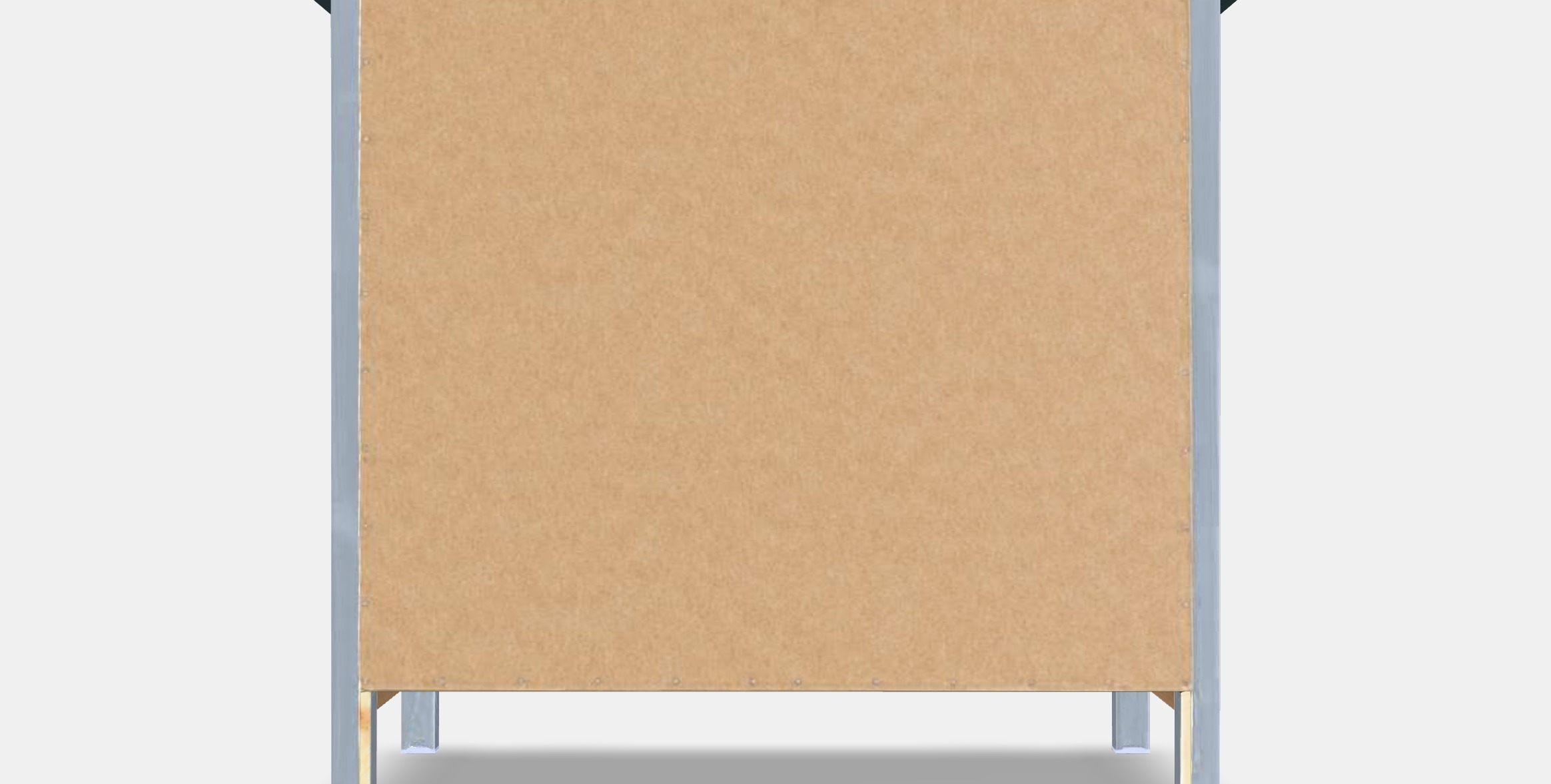 HEMNES Chest of 3 drawers 1 Low-poly 3D model_15