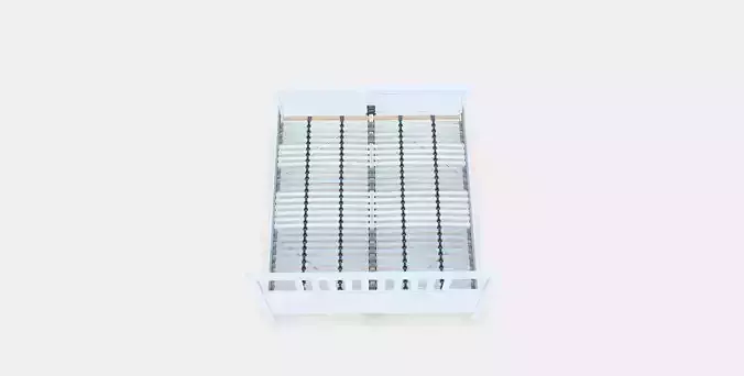 HEMNES Bed frame 13 Low-poly 3D model