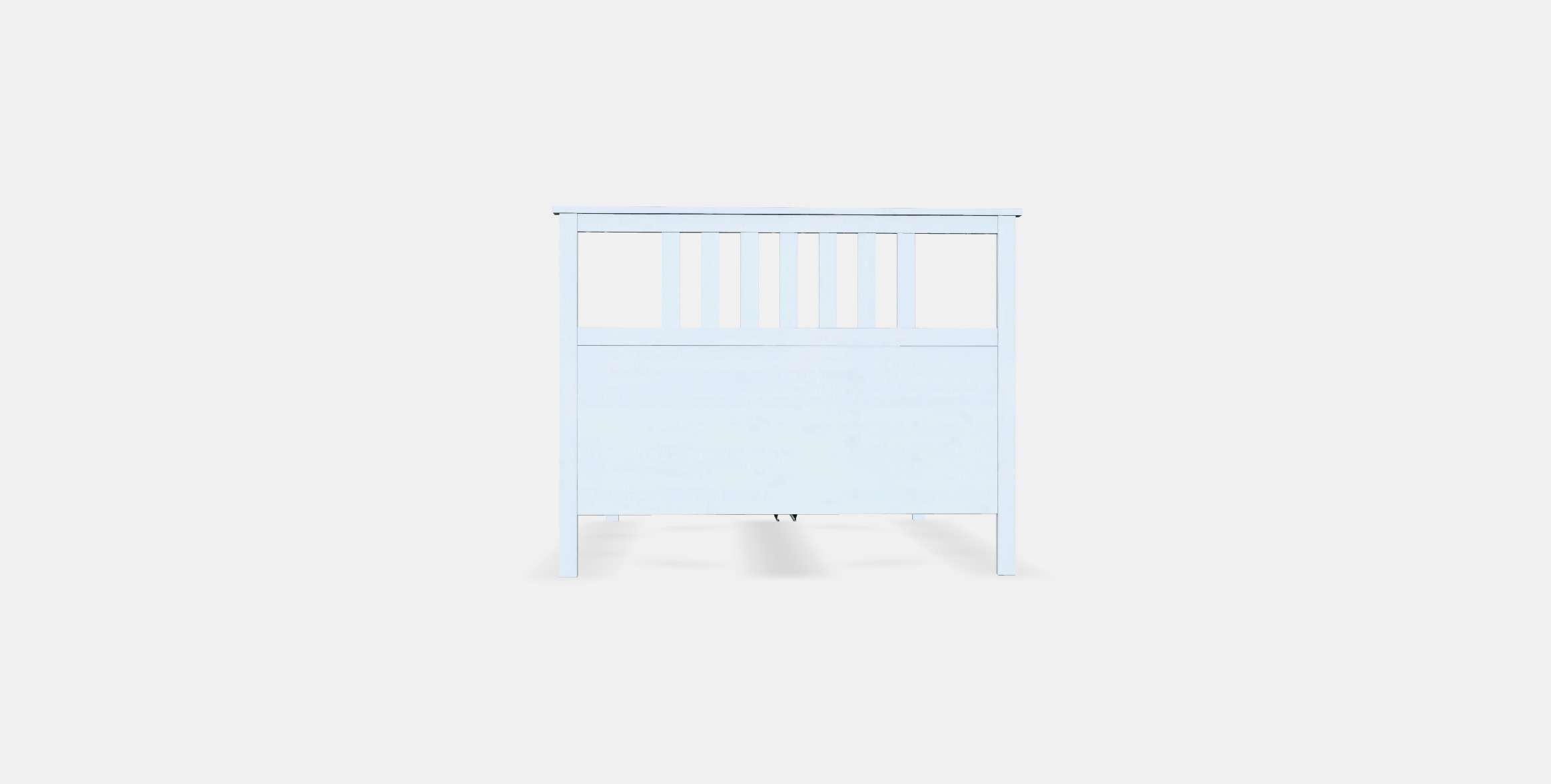 HEMNES Bed frame 14 Low-poly 3D model_14