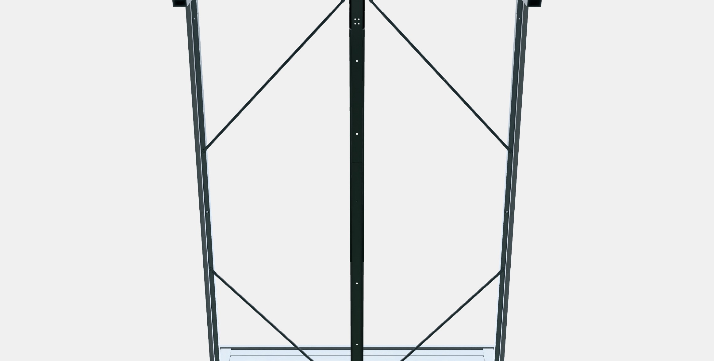 HEMNES Bed frame 14 Low-poly 3D model_8