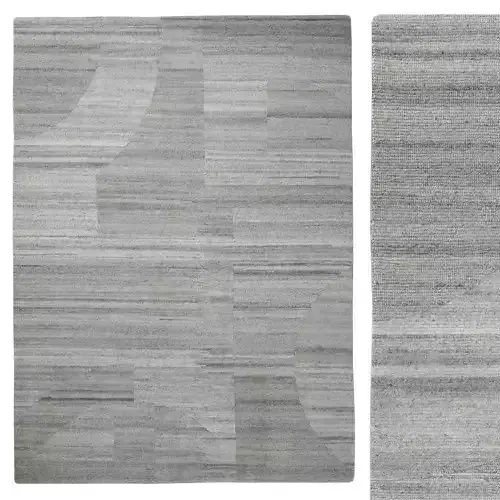 Elodie Slate Spa Hand-Knotted Rug