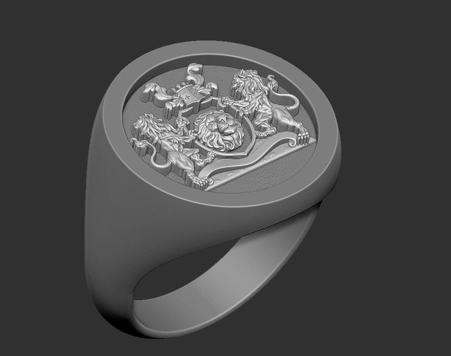 Sild ring II envelop  ring  3D print model_2