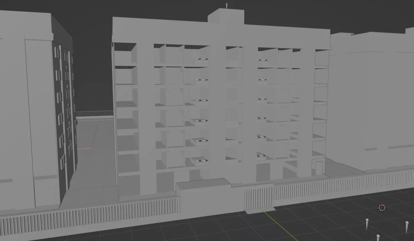 Condominio Habitacao Popular 3D model_0