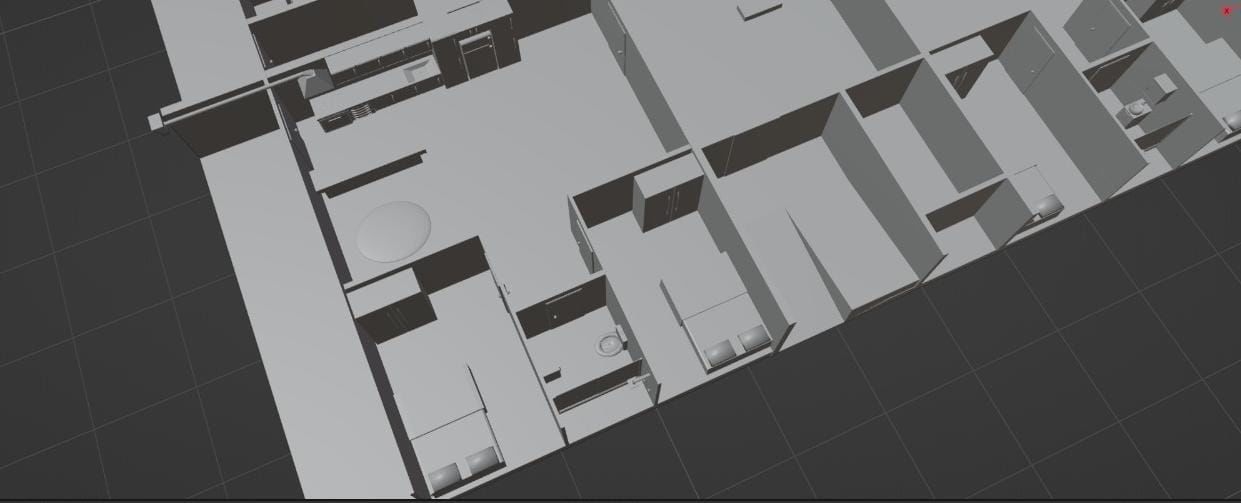 Condominio Habitacao Popular 3D model_14