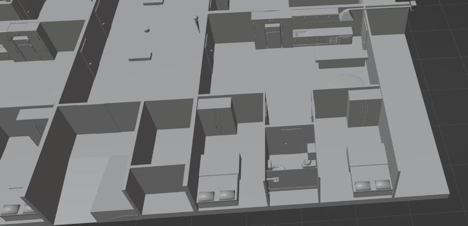 Condominio Habitacao Popular 3D model_10