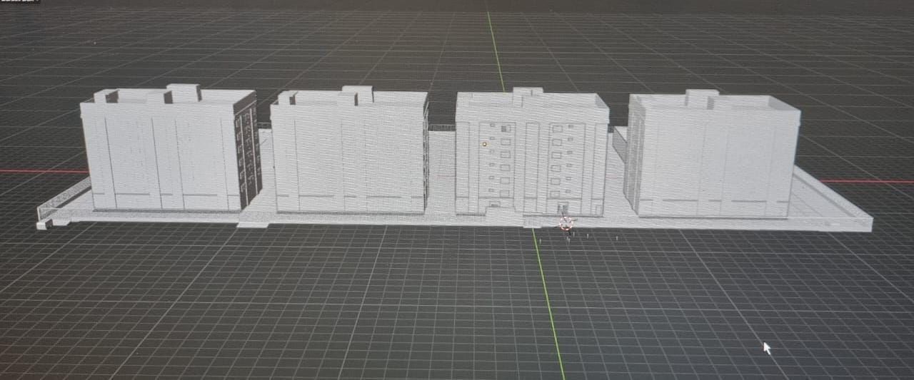 Condominio Habitacao Popular 3D model_15