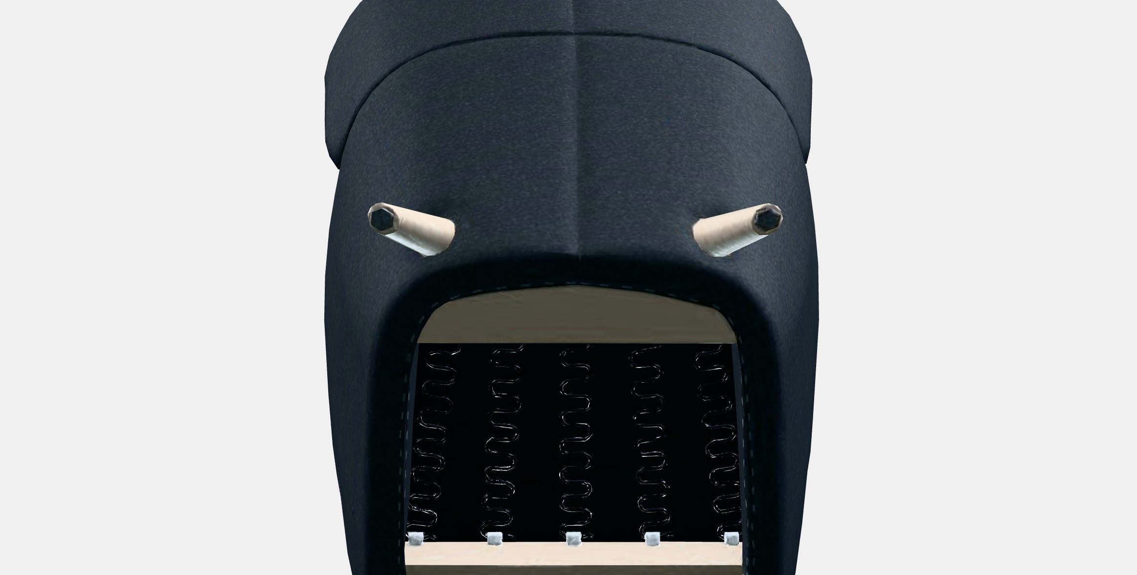 OSKARSHAMN Wing chair 1 Low-poly 3D model_8