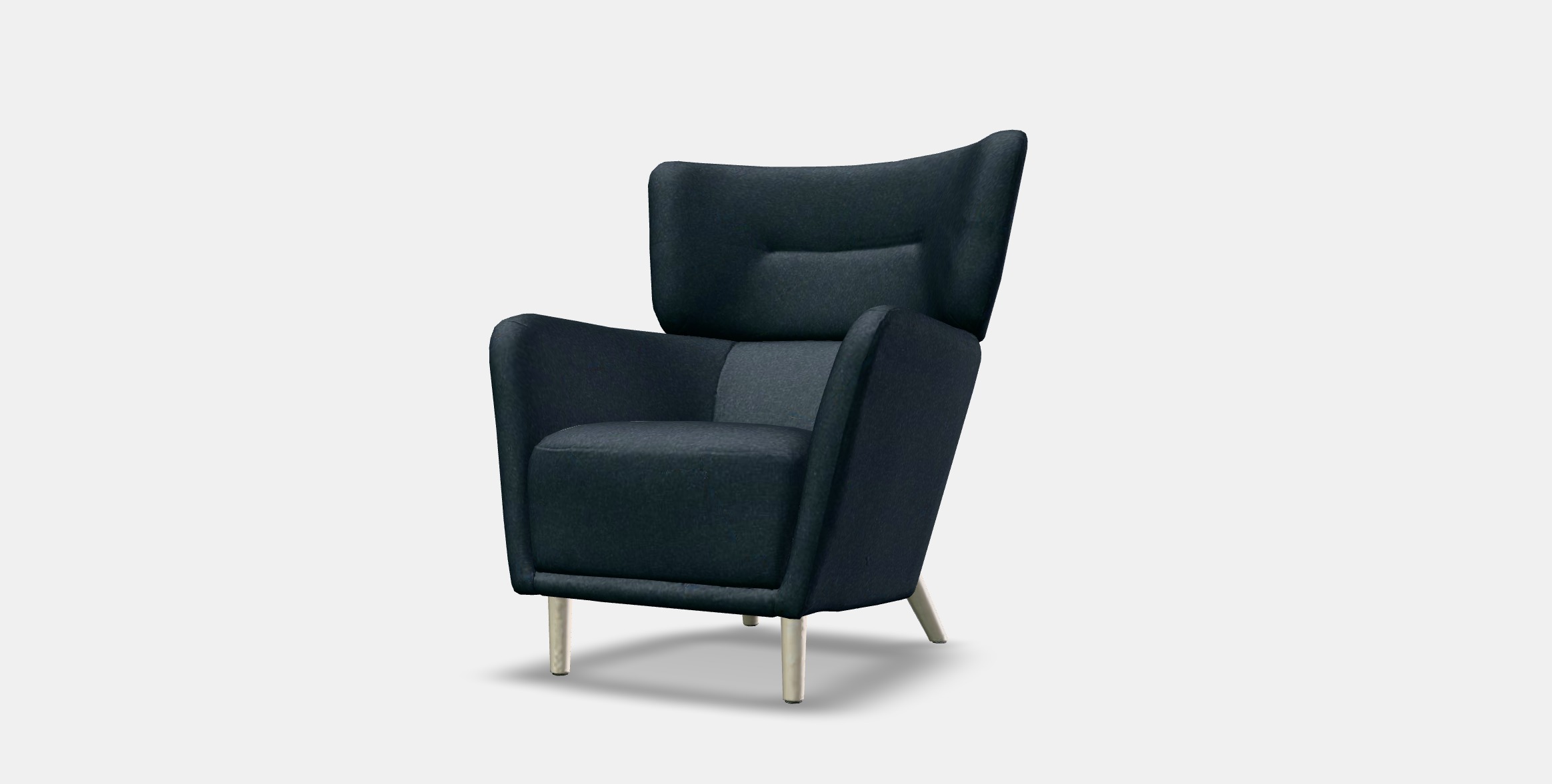 OSKARSHAMN Wing chair 1 Low-poly 3D model_12