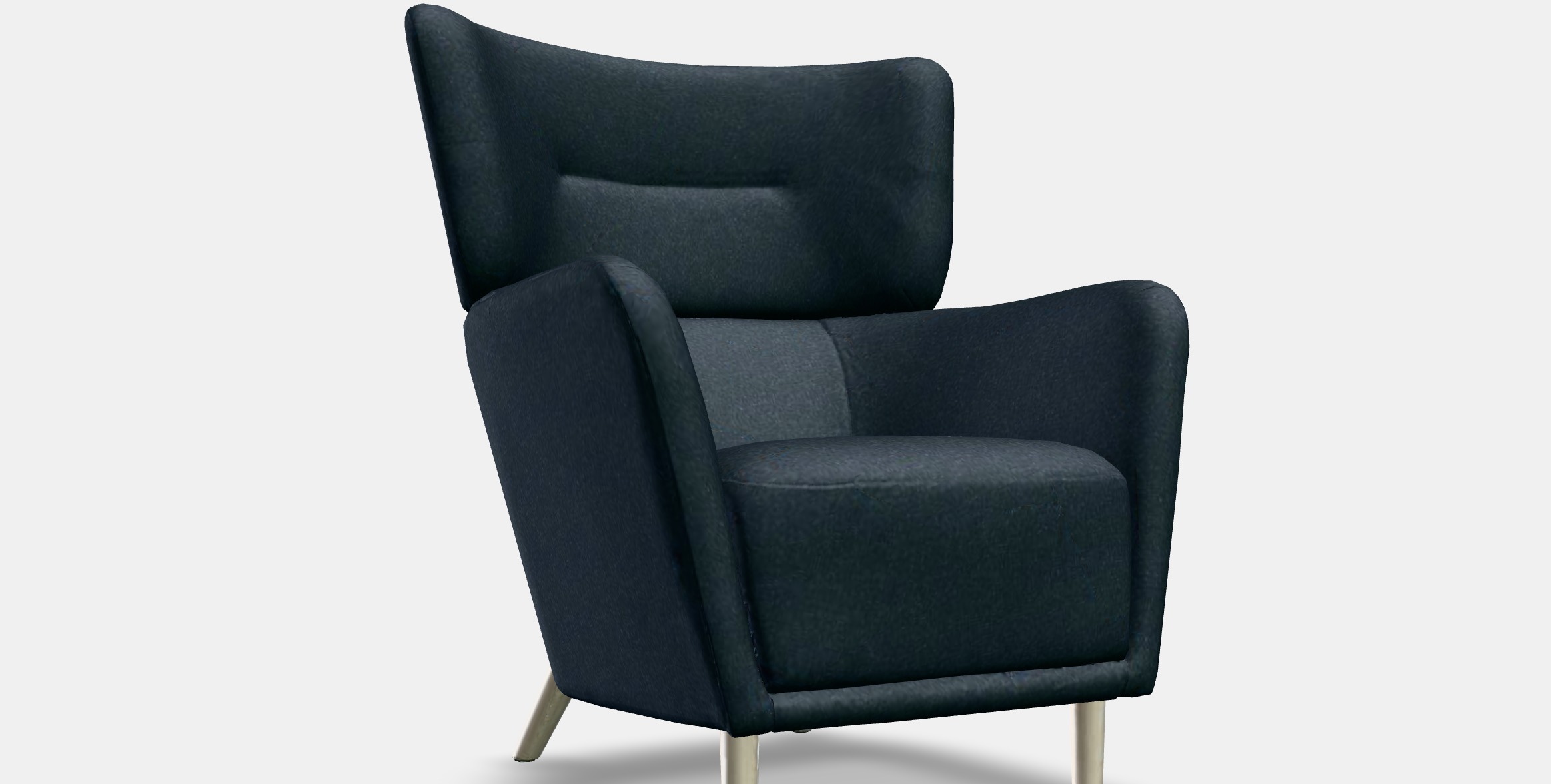OSKARSHAMN Wing chair 1 Low-poly 3D model_9