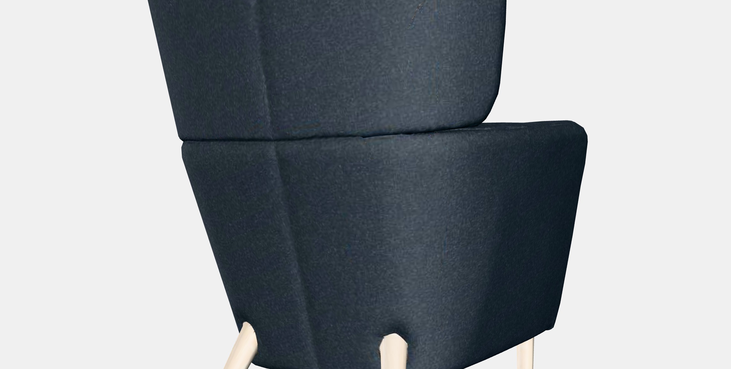 OSKARSHAMN Wing chair 1 Low-poly 3D model_6