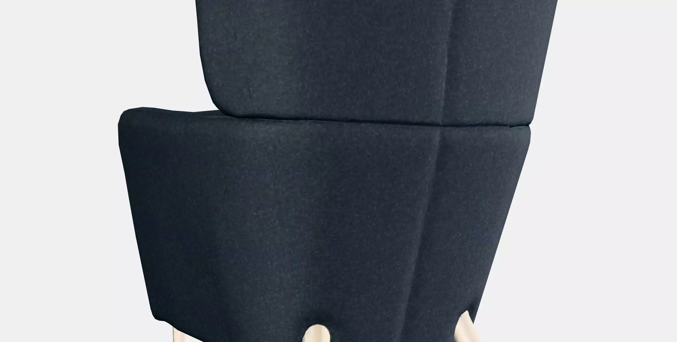 OSKARSHAMN Wing chair 1 Low-poly 3D model_0