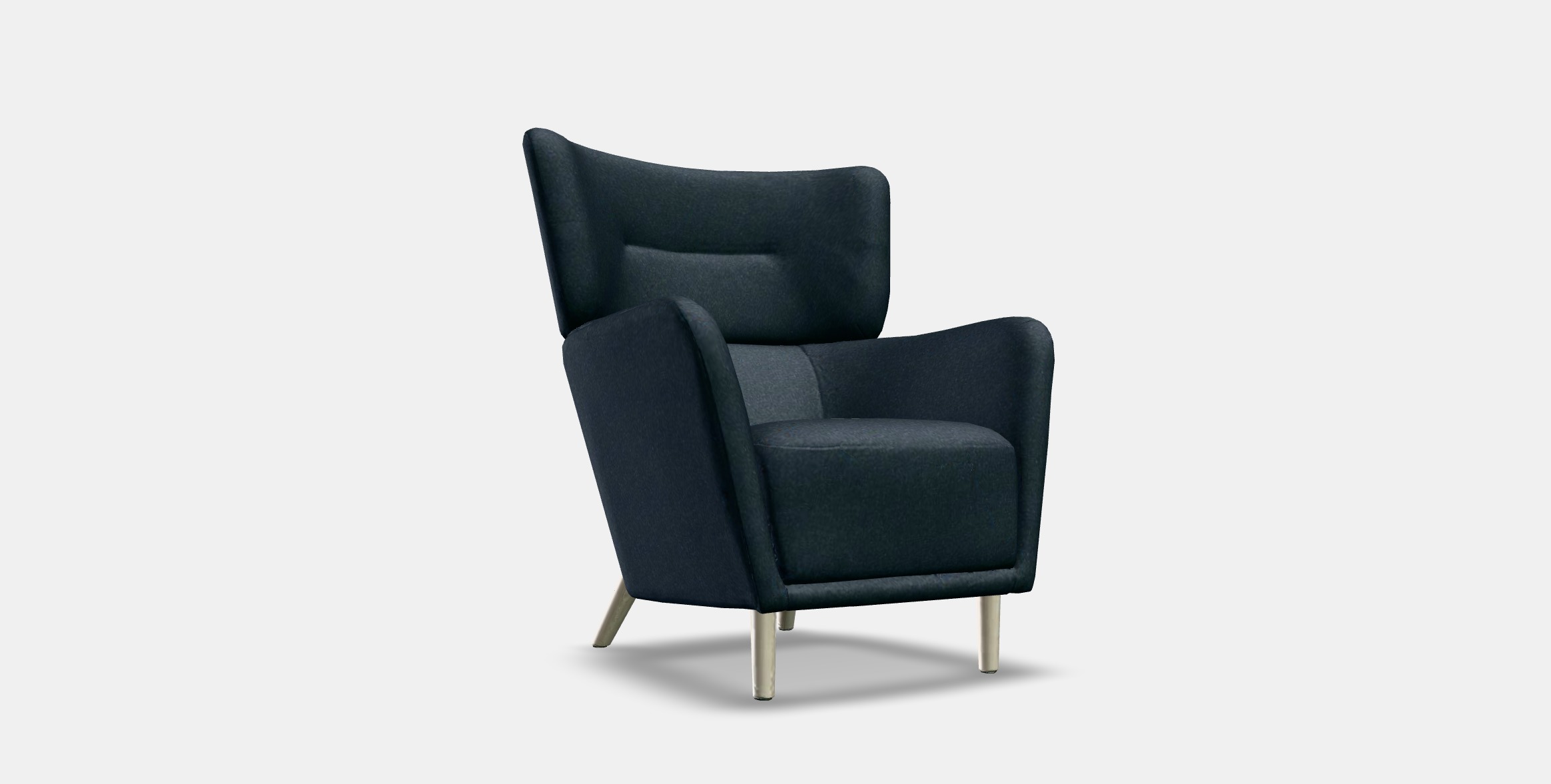 OSKARSHAMN Wing chair 1 Low-poly 3D model_4