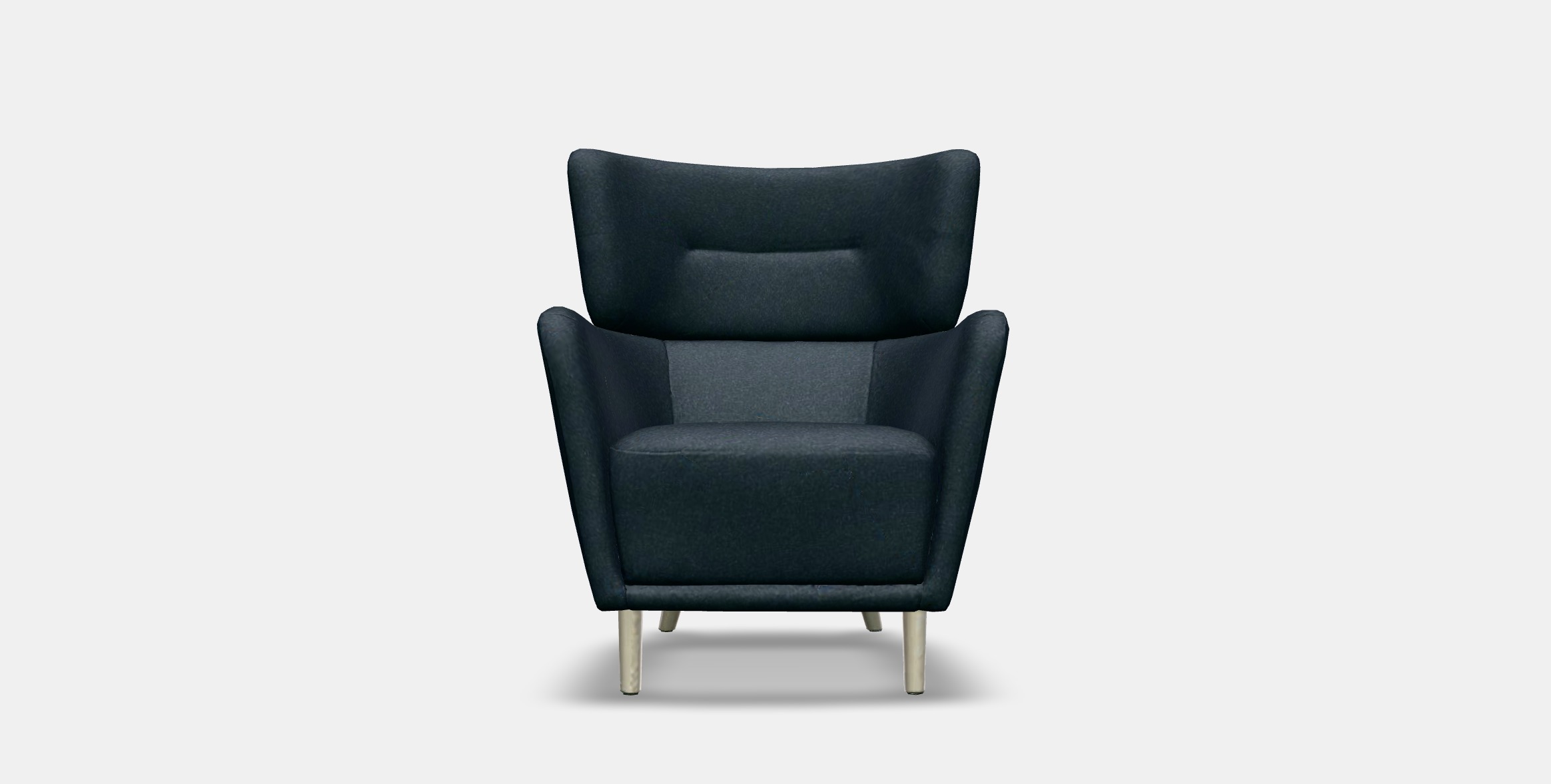 OSKARSHAMN Wing chair 1 Low-poly 3D model_10
