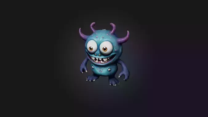 cartoon monster