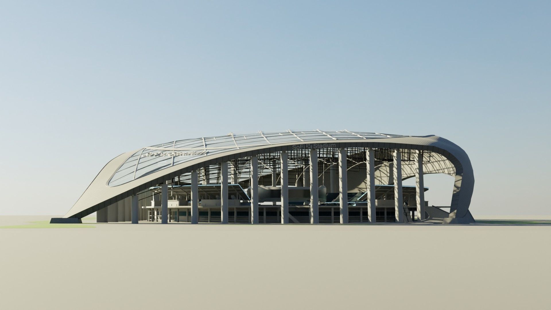 USA Stadiums 3D Model Collection_38