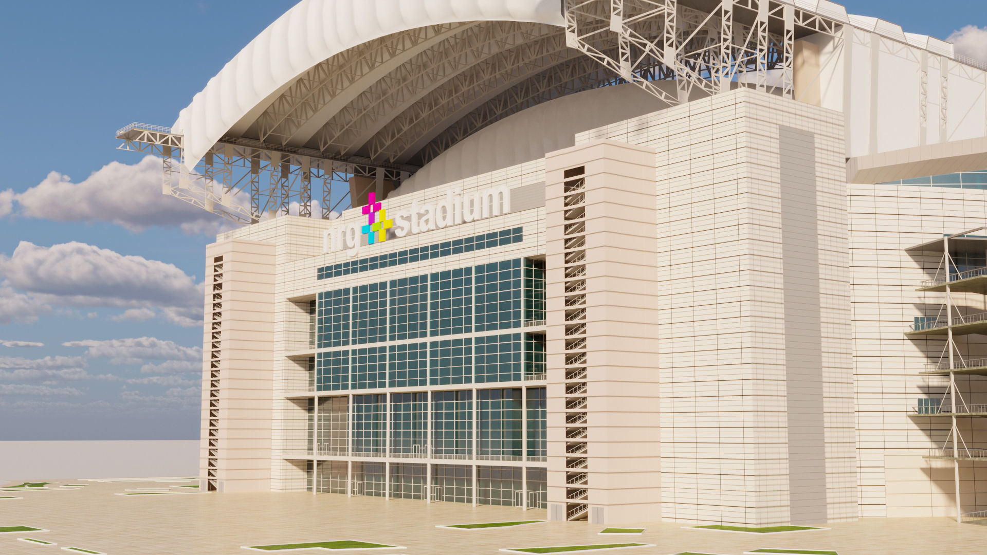 USA Stadiums 3D Model Collection_12