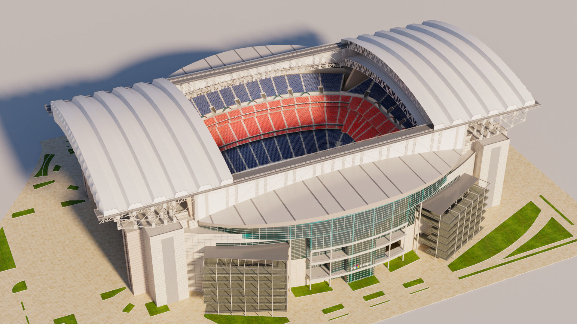 USA Stadiums 3D Model Collection_7