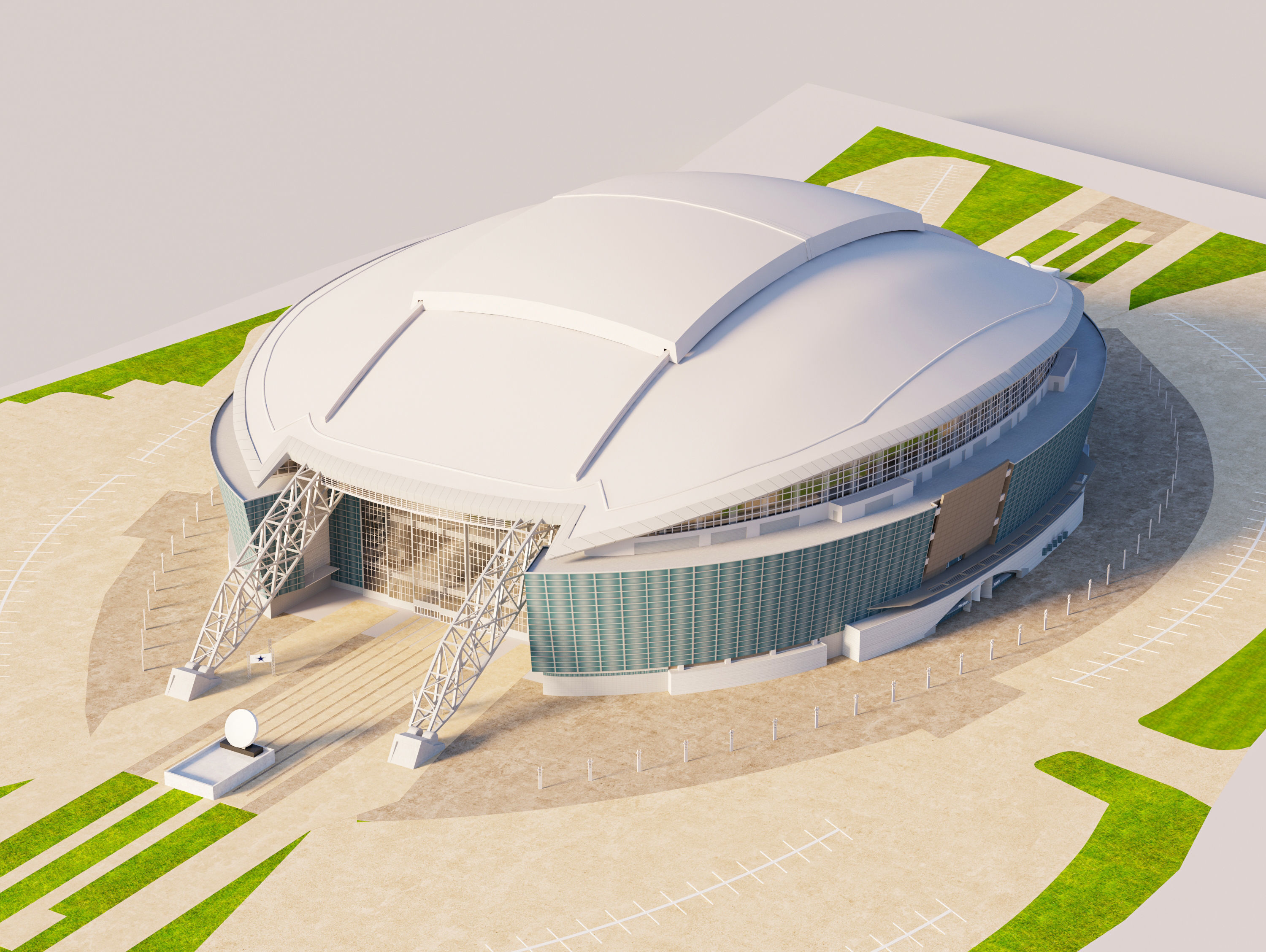 USA Stadiums 3D Model Collection_25