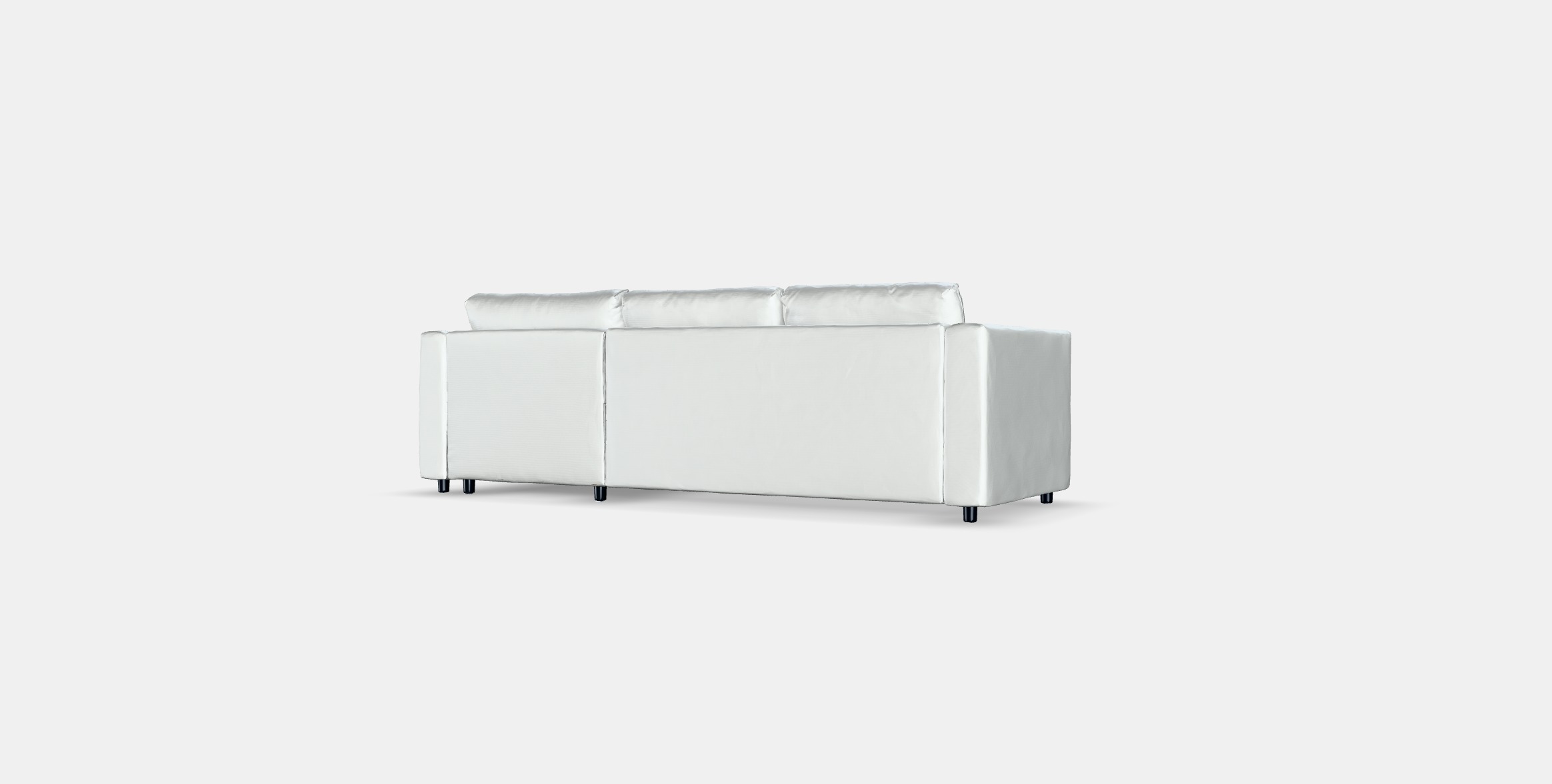VIMLE 3-seat sofa with chaise longue 7 Low-poly 3D model_4