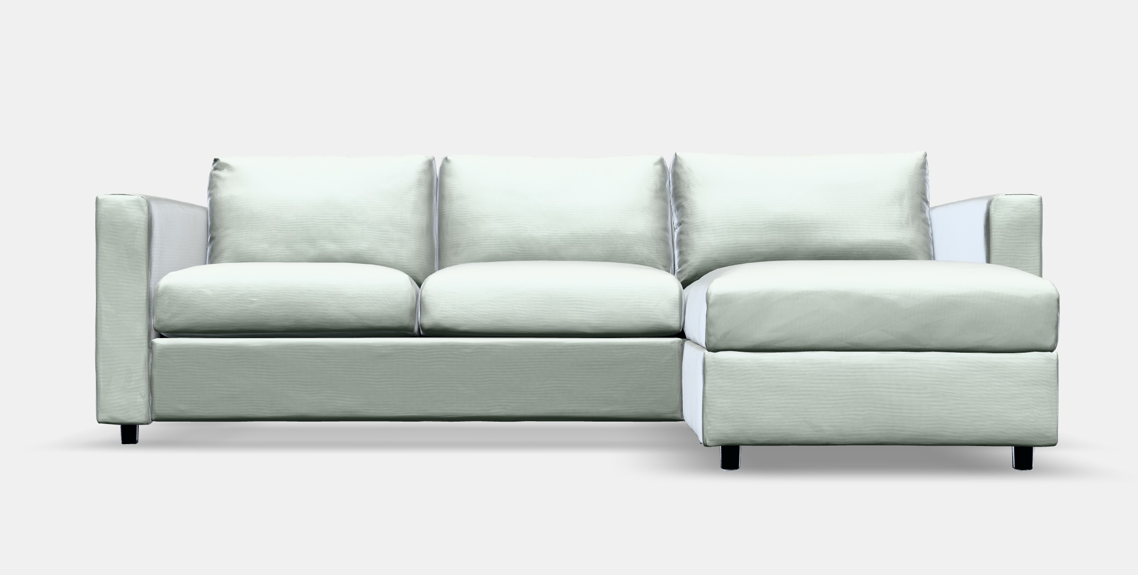 VIMLE 3-seat sofa with chaise longue 7 Low-poly 3D model_12