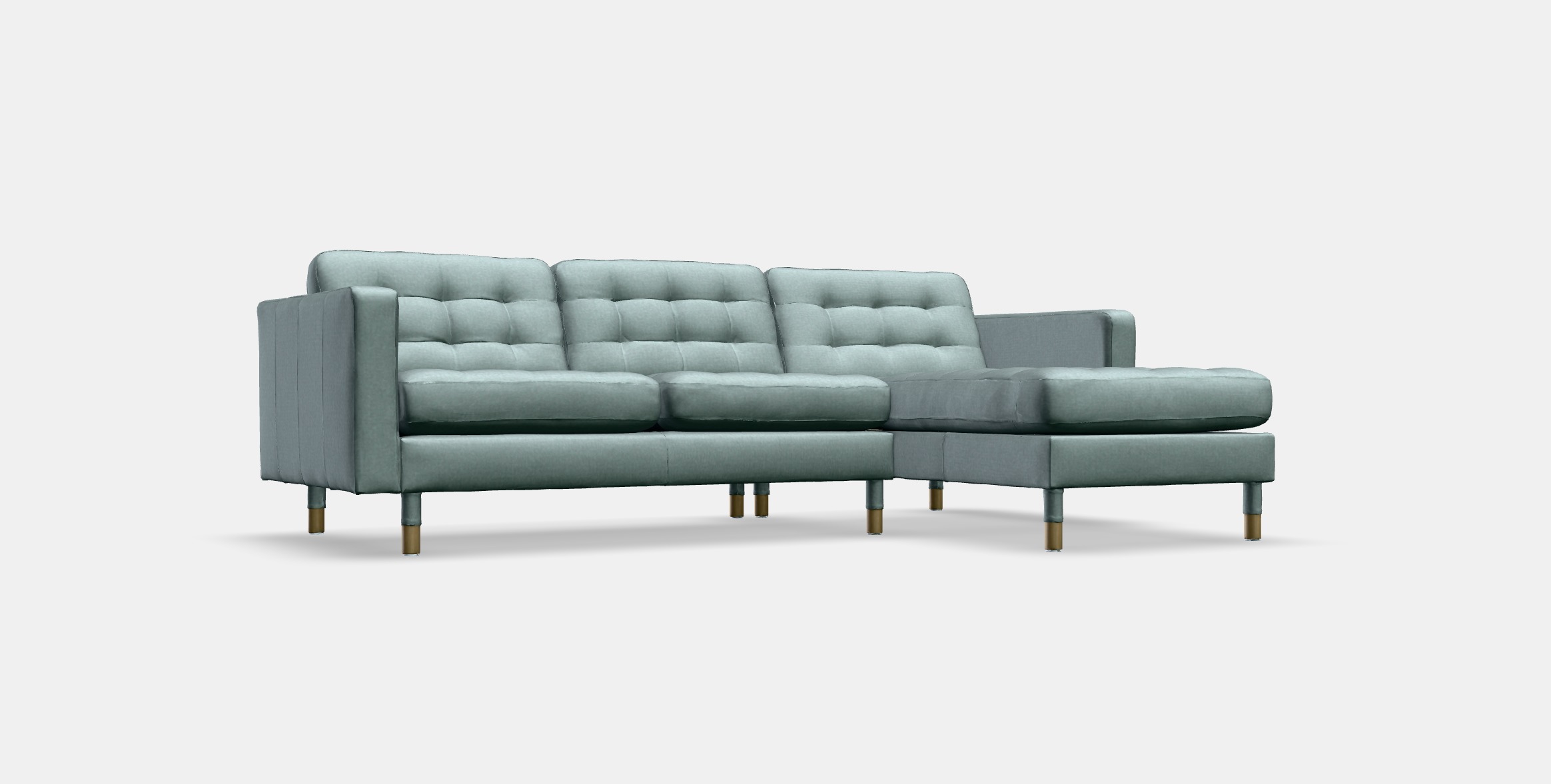 LANDSKRONA 3-seat sofa 12 Low-poly 3D model_8